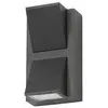 Image de Applique extérieure LED C4 Loyd - 5,9 W, lumière blanc chaud, 155 lm, indice de protection IP54, couleur noire