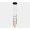 Image de Leds C4 Candle Suspension Cluster En Laiton Led 11,5 W 2700 K À Variation De Phase