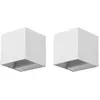 Image de Applique extérieure LED C4 Rex - 6,6 W, lumière blanc chaud, 244 lm, indice de protection IP54, couleur blanche