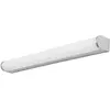 Image de Applique murale LED C4 Lungo, pour salle de bain, 13,3 W, lumière blanc chaud, 1085 lm, indice de protection IP44, couleur argent