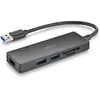 Image de Hub USB-C 3.0 NGS iHub Reader - 3 ports USB-A + lecteur de cartes (Gris) #2POURCENT