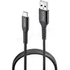 Image de Cable NGS Knot USB-A/C M/M 1m (Noir) #2POURCENT