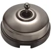 Image de Dimbler - Interrupteur Va & Vient Porcelaine Noire Coque Nickel Satiné Réf. 60308793 Fontini