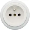 Image de Garby - Prise Avec Terre Porcelaine Blanche 16a-250v Réf. 30208173 Fontini