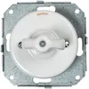 Image de Fontini Garby Colonial - Double Va & Vient Et Manette Porcelaine Blanche Réf. 31302173
