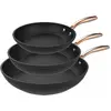 Image de Lot de Poêles Cecotec Polka Fantasy 20-24-28 Bucket Set Dorées (3 Unités)