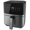 Image de Cecotec Cecofry Full InoxBlack 5500 Pro Unique 5,5 L Autonome 1700 W Friteuse d'air chaud Noir, Acier satin - Neuf