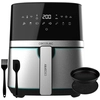 Image de Cecotec 03317 friteuse Unique 5,5 L Autonome 1700 W Friteuse d'air chaud Noir, Acier inoxydable - Neuf