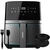Image de Cecotec 03318 friteuse Unique 5,5 L Autonome 1700 W Friteuse d'air chaud Noir, Acier inoxydable - Neuf