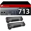Image de Pack toner compatible Canon 713 Noir Lot de 2 - Neuf