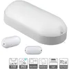 Image de Applique Murale Led 15w Forme Semi-ovale Lumière Blanche Blanche 6000k Appliques Murales D'Extérieur - Jandei