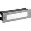 Image de Micenas Led Pro Empotrable De Pared De Uso Exterior Para Iluminar Frontalmente En Luz De Led Blanco Neutro 4000k Color Gris