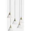 Image de Leds-c4 Veneto - Pendentif Plafonnier Led 5 Lumières Dome Or Blanc Mat 31cm 2590lm 2700k