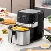 Image de Friteuse à air InnovaGoods Fryinn Pro 5500 Noir 1700 W 5,5 L Acier inoxydable