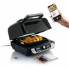 Image de Friteuse à air avec grill, accessoires et livre de recettes InnovaGoods Fryinn 12-en-1 6000 acier noir 3400 W 6 L