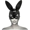 Image de Coquette Chic Desire - Masque En Cuir Vegan Avec Oreilles De Lapin