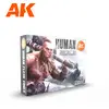 Image de Ak Interactive Set de Peinture - Human Flesh Tones #DEFAULT