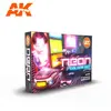 Image de Peinture JEU DE COULEURS NÉON - AK Interactive Peinture à maquette acrylique - AK-AK11610