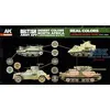 Image de AK Interactive S.L. AK-RCS127 REAL COLORS : Armée britannique AFV Couleurs du désert SET