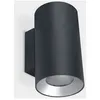 Image de Leds C4 Cosmos Applique Murale Ø168 Double Emission Extérieure Led Up Down Light Large Urban Gris Ip55 Ik 4000k