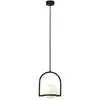 Image de Produit de seconde main Ledsc4 Suspension Lampe suspendue Coco Noir Blanc Aluminium Plastique