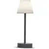 Image de New Garden Lola Slim 30 Akku Lampe de table anthracite