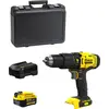 Image de Perceuse-visseuse à percussion STANLEY FatMax SFMCD711M1K (1 x 4,0 Ah + chargeur + coffret)