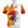 Image de Maillot de cyclisme à manches courtes Otso Colors, blanc, taille L, femme, blanc, taille L