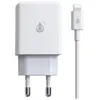 Image de One+ Chargeur secteur USB-C + câble Lightning -> USB-C Blanc - Neuf