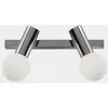 Image de LEDS C4 Mist : Applique murale, 18 W, 478 lm, IP44, couleur argent