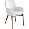 Image de Chaise Angel Cerdá en éco-cuir blanc 4006
