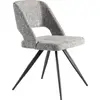 Image de Angel Cerdá chaise pivotante en tissu gris 4010
