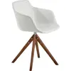 Image de Angel Cerdá chaise pivotante tissu beige 4059