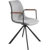 Image de Angel Cerdá chaise pivotante en tissu gris foncé 4105
