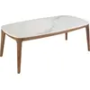 Image de Angel Cerdá Table ovale en porcelaine, marbre et noyer 2132