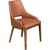 Image de Chaise Angel Cerdá en éco-cuir marron 4156