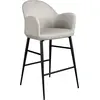 Image de Angel Cerdá Tabouret en tissu gris clair 4174