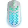 Image de Mars Gaming MMW3W, carte de jeu connectée, RGB Flow, ultraléger 79g, 3200DPI, blanc