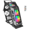 Image de Mars Gaming MC61, tour, PC, noir, micro ATX, Mini-ITX, verre trempé, 18,5 cm
