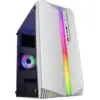Image de Boitier Mini Tour Micro ATX Mars Gaming MC-S1 RGB avec panneau vitré (Blanc) #3POURCENT