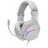Image de Mars Gaming MH122W écouteur/casque Avec fil Arceau Jouer USB Type-A Blanc - Neuf