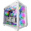 Image de Boitier Grand Tour E-ATX Mars Gaming MCV3 avec panneaux vitrés (Blanc) #3POURCENT