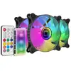 Image de Mars Gaming MF3DKIT système de refroidissement d'ordinateur Boitier PC Ventilateur 12 cm Noir 3 pièce(s) - Neuf