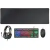 Image de Mars Gaming MCP-RGB3 clavier Souris incluse USB QWERTY Espagnole Noir - Neuf