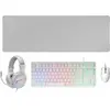 Image de Clavier avec souris Mars Gaming MCPRGB3WES Blanc