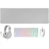 Image de Mars Gaming MCP-RGB3 clavier Souris incluse USB QWERTY Espagnole Blanc - Neuf