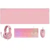 Image de Mars Gaming MCP-RGB3 clavier Souris incluse USB QWERTY Espagnole Rose - Neuf