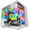 Image de Mars Gaming MC-VIEW Mini Tour Verre trempé USB 3.0 Blanc