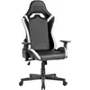 Image de Mars Gaming MGC-PRO, Assise rembourrée, Dossier rembourré, Noir, Blanc, Blanc, Simili cuir, Polyuréthane (PU), Polychlorure de vinyle (PVC), Mousse, Simili cuir, Polyuréthane (PU), Polychlorure de vinyle (PVC), Mousse