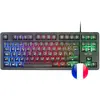 Image de Mars Gaming MK023, Câble, USB, Commutateur à membrane, AZERTY, LED RGB, Noir